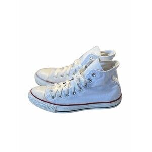 White Converse Chuck Taylor All Star Hi Top Shoes  Men's 7 Women 9 M7650 Sneaker